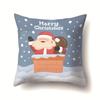 Christmas Santa Claus, Trees, Etc. Polyester Pillow, Sofa Cushion, Bedside Decoration