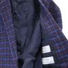 unused HIGH STREET Check Pattern tailored jacket S Bluish Men's Used