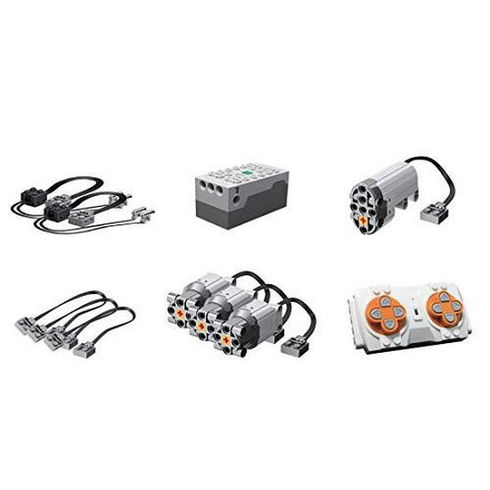 Cross-border Motor Building Blocks: Power Set with Remote Control, Receiver, and Lithium Battery