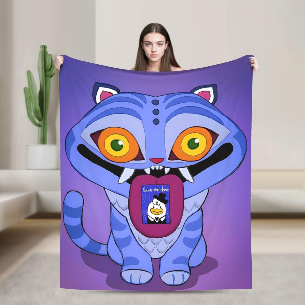 Super Soft Blanket Decorative K-Pop Demon Hunters Hot Anime  Throw Blanket  Flannel Bedspread For Couch Bed Sofa Bed Cover