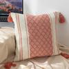 45*45cm Bohemian Tassel Cotton Thread Woven Throw Pillows Covers Living Room Decor Pillowcase Sofa Office Chair Cushion Cover