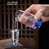 Elegant Crystal Glass Shot Cups Decanter Set With Graduated Markings Home Whiskey Baijiu Or Spirits Serving