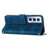 For Realme C65 4G Phone Stand Case Triangle Imprinted Anti-Dorp Leather Phone Cover with Stand