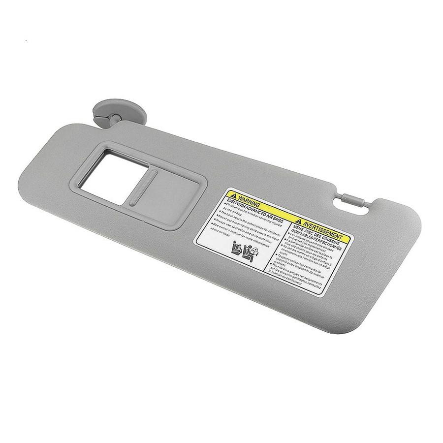 Left Driver Gray Sun Visor For Toyota Highlander 2008-2013 74320-48500-B0