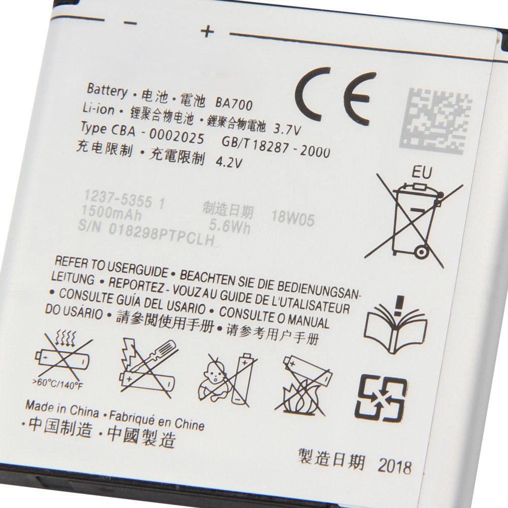 Replacement Phone Battery For SONY ST18i MT15i MT16i MK16i MT11i ST21i ST23i BA700 Battery 1500mAh