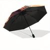 1pc Witch Picture Design Automatic Opening and Closing Folding - A Good Choice for Gifts, Fashionable and Convenient Umbrella With Cute Cartoon C