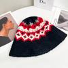 Fair Island Hats for Women's Autumn and Winter Large Head Knitted Caps Retro Balacrafas  Warm Ear Protecting Woolen Caps