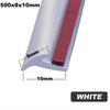 2-5m Rubber Car Seals Edge Sealing Strips Seal Strip Trim For Car Front Rear Bumper Side Skirt Weatherstrip Rubber Window Seal