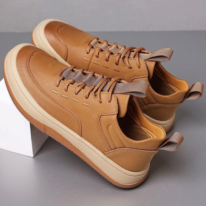 Fashion Fashion Genuine Leather Shoes for Men 2025 Original New Comfortable Thick Bottom Casual Shoes Loafers Male Luxury Sneaker Hombre