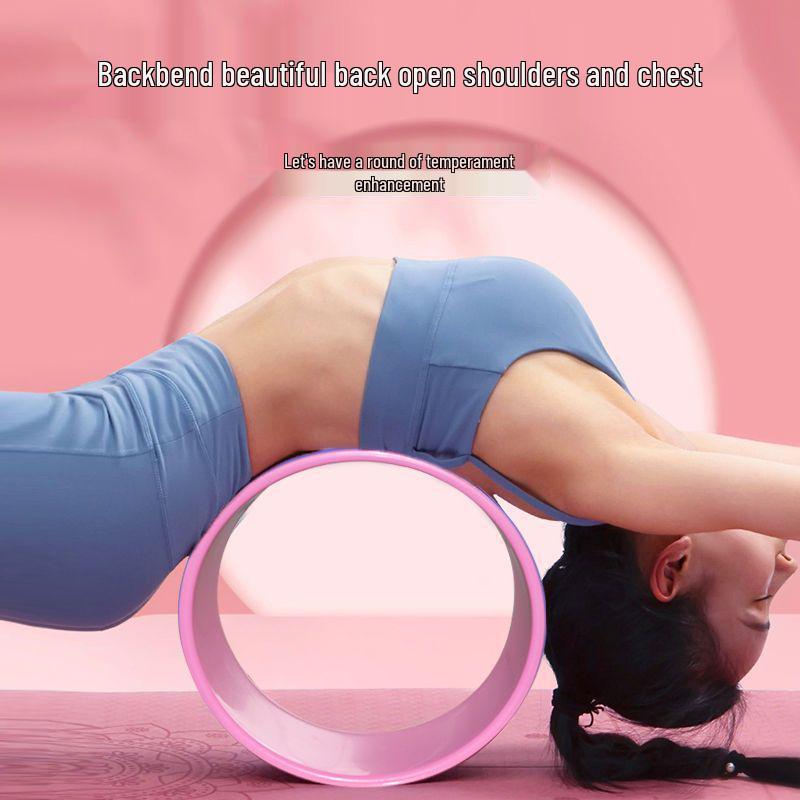 TPE Yoga Wheel: Back Opener & Waist Trainer for Beginners