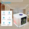 7 Colors LED Light Desktop Air Cooling Fan New Portable Air Conditioner Mini USB Air Cooler Humidifier Purifier
