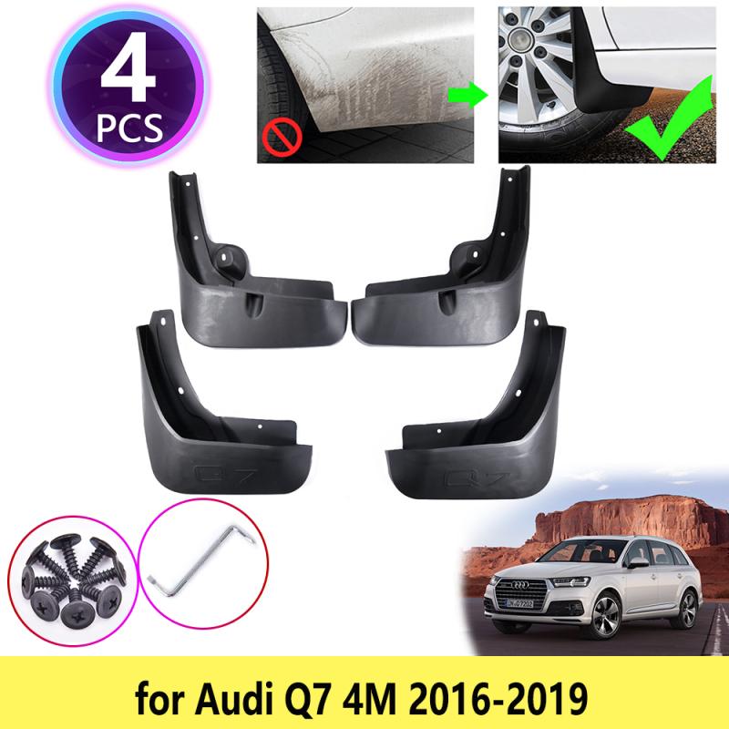 

4 шт./компл. для Q7 4M 2016 2017 2018 2019, брызговики, брызговики, брызговики, защита передних и задних колес, автомобильные аксессуары
