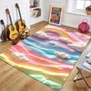 3D Cartoon Rainbow Shaggy Rug, Non-slip Soft Fluffy Area Carpet For Kids Bedroom Nursery Home Decor