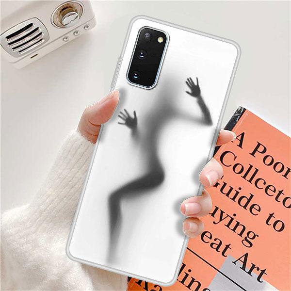Matte Hülle für Samsung S20 FE S10 Plus S21 S8 S9 S10e Note 10 Lite 20 9 Ultra Handyhülle Weiche Funda Capa Sexy Lustige Frau Coque