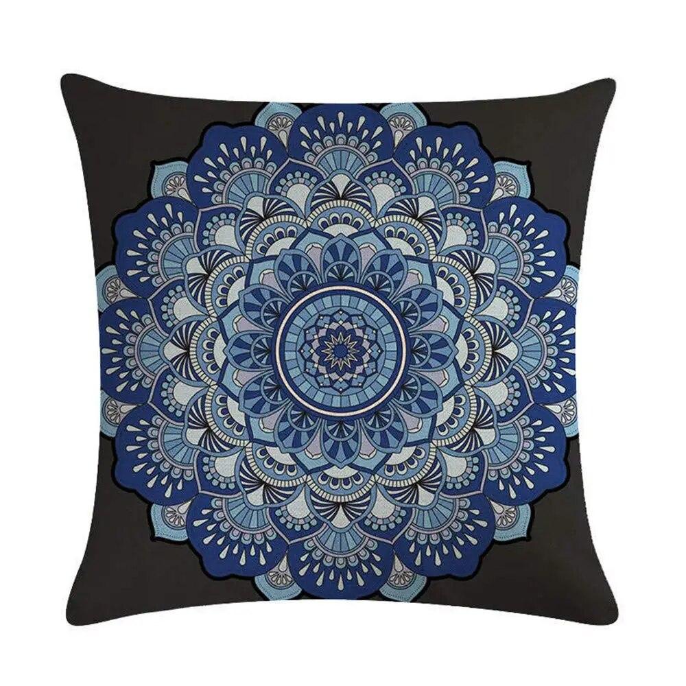 Bedroom Living Room Sofa Cushion Cover Home Decor Throw Pillow  Mandala Ethnic Pattern  Case
