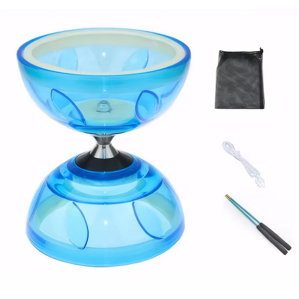 Chinese Yoyo Diabolo Set Triple Bearing Diabolo Juggling Diabolo for Adults Kids Elderly Outdoor Indoor Exercise