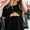 Funny French Croissant Qvaso Graphic TShirt Cute Cartoon Food Casual Cotton Short Sleeve Tshirt for Women Summer Aesthetic Tops
