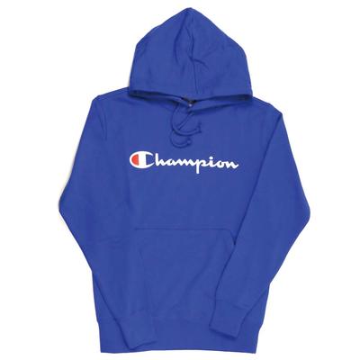 Hoodie Sweatshirt Fleece Standard Script Logo Hooded Sweatshirt Royal Blue S [Champion] (Old Model) C3-J117 Men's