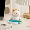 Creative Cartoon Cat Mobile Phone Holder Ornament Office Desktop Decoration Cute Practical Small Gift for Girls