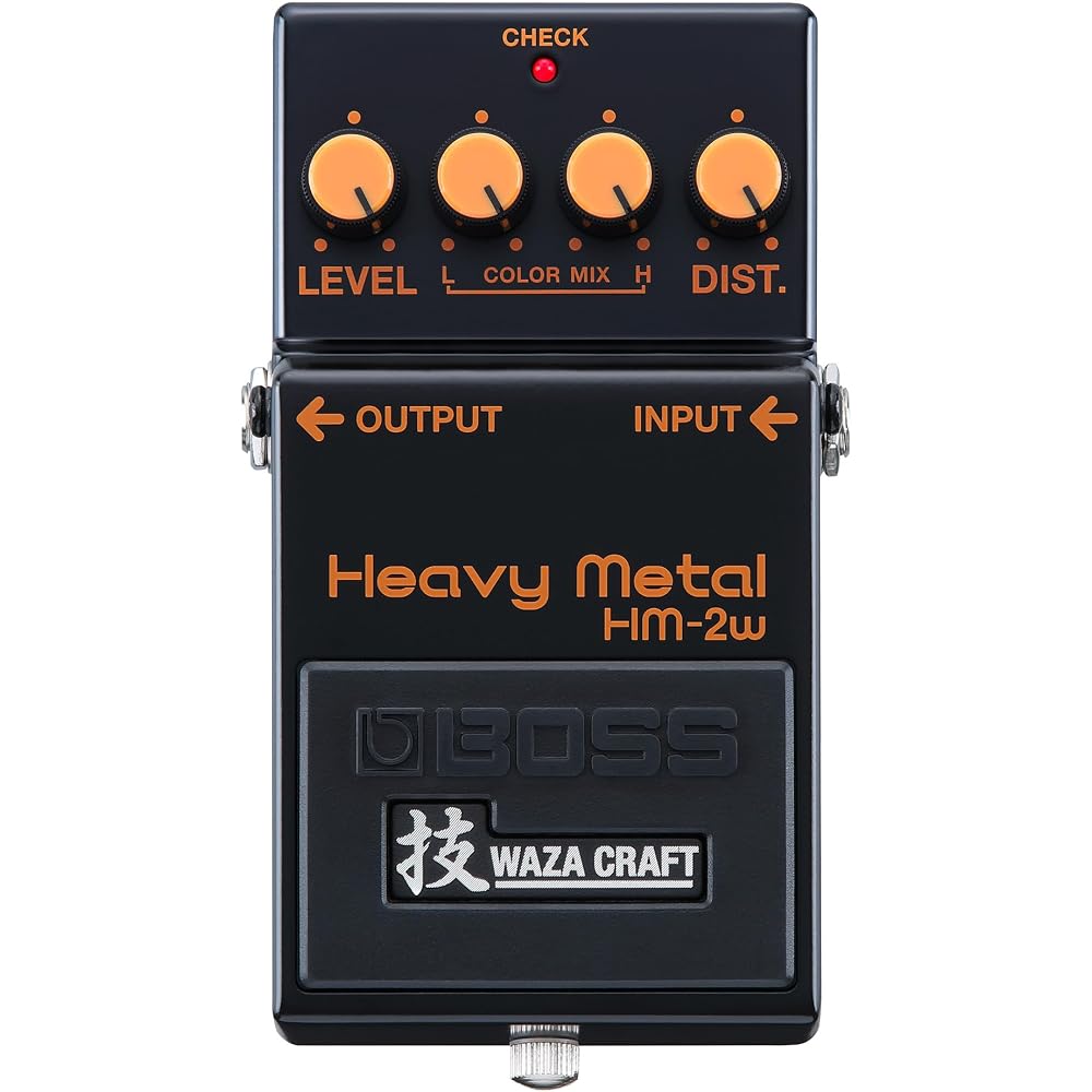 BOSS HM-2W Heavy Metal WazaCraft Guitar Effects Pedal Compact Design