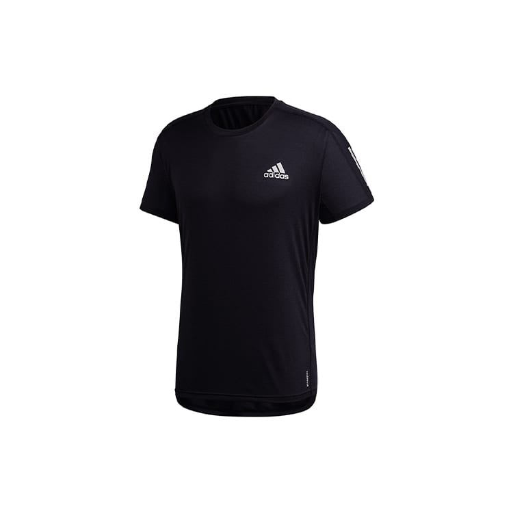 adidas T Shirts Men's Black Crew Neck Moderate Straight Fit GC7873