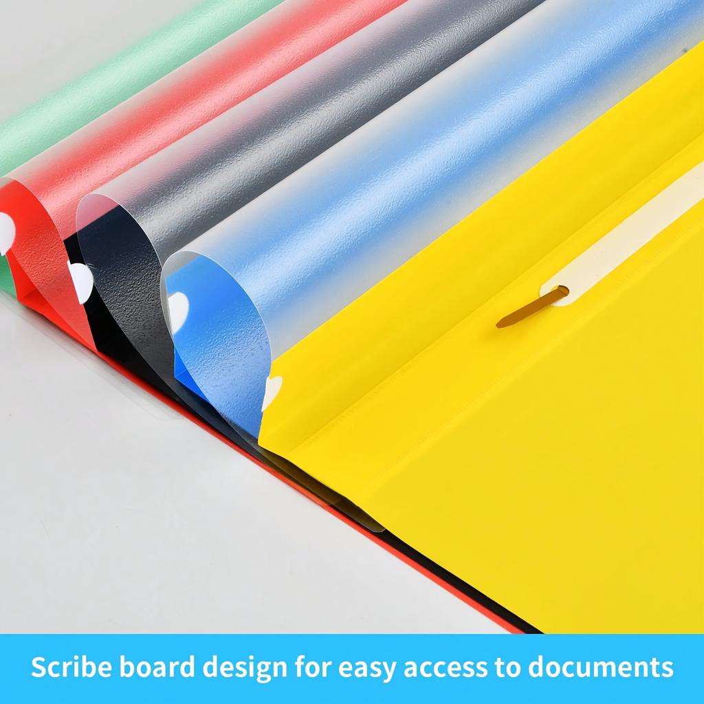 5pack A4 project folder, presentation project folder A4 report, document file transparent cover