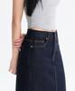 MUSINSA STANDARD WOMAN Women'S Lightweight Denim Maxi Skirt [Deep Indigo]