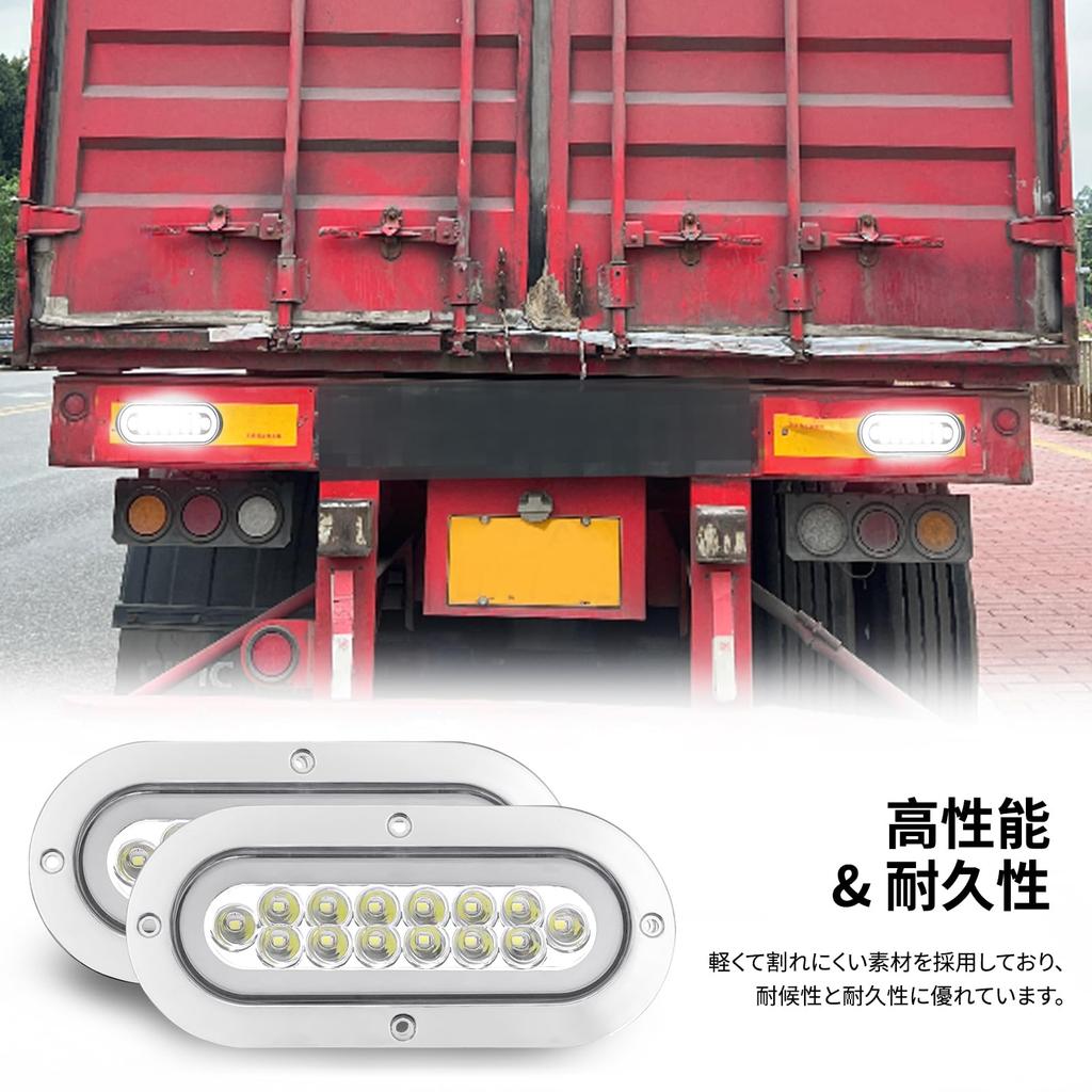 Aoling LKW Rückleuchte LED 12V 24V Anhänger Rückleuchte Blinker LED Markierungsleuchte Hohe Helligkeit Farbauswahl Wasserdicht Universal LKW Anhänger Boot