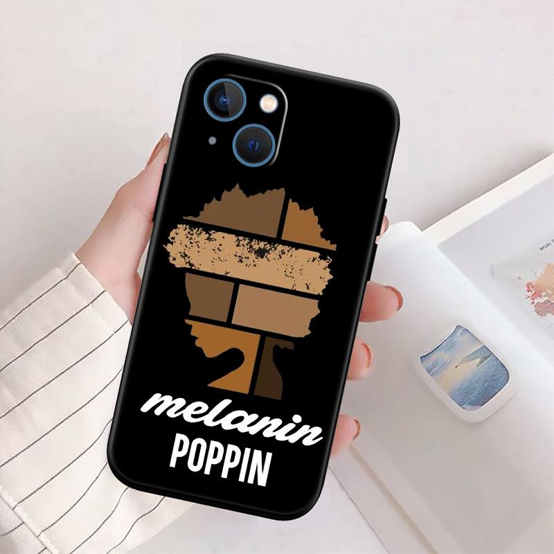 BH34 Melanin Black People Afro Girls Case for Samsung A11 A12 A13 A15 A52S A53 A55 A56 A70 A71 A72 A73 F06 F16 F56 S10 Plus S10e