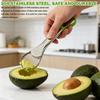 2in1 Avocado Slicer  Stainless Steel Avocado Cutter Peeler Knife Pitaya Kiwi Slicer Peeler Kitchen Gadget Fruit Vegetable Tools