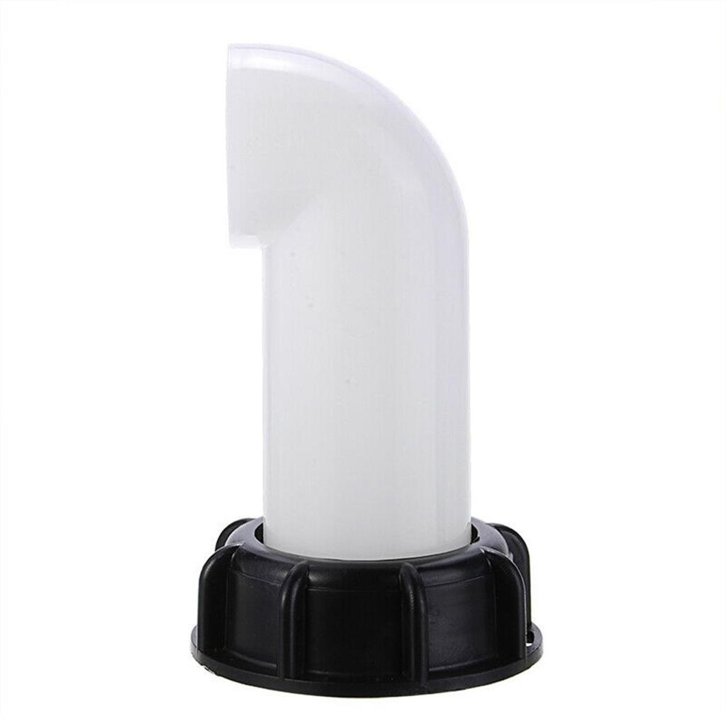 2pc IBC Tank Spout Outlet Tap Fittings for Water Oil Fuel Containers with Plastic Material and Diesel Pouring Nozzle