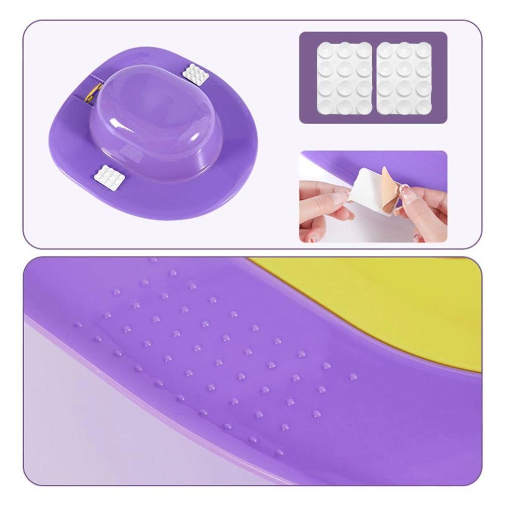 Portable Pet Toilet Trainer Removable Washable Cat Toilet Seat Weight-supporting Non-slip Cat Urinal Potty Travel