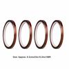 4pcs Strong Adhesive Sublimation Heat Tape 0.5cm x 33m Polyimide Heat Tape  DIY