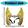 Valkyrja Warriour Headband Valkyrja Hair Accessories Medieval Vikinges Costume for Mardi Gras Halloween Cosplay Party