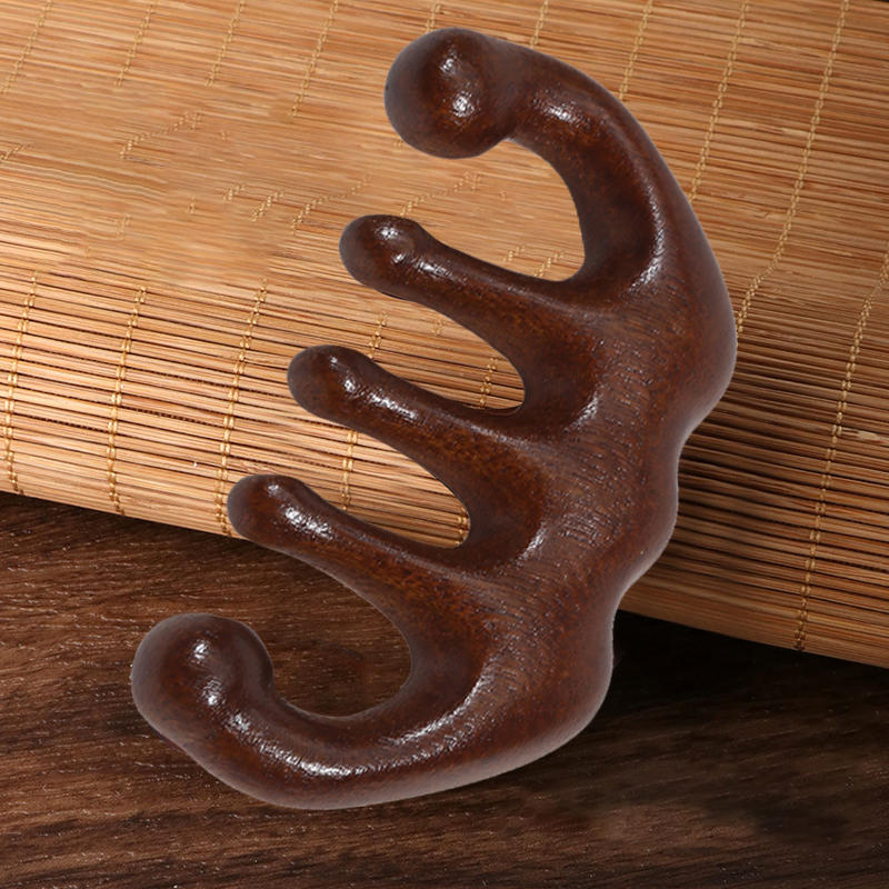 1Pc Massage Body Relaxing Comb Meridian Combs Head Massager Five Tooth Whale-Comb Scalp Scraping Hair Tools