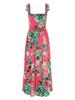 2025 Summer Women's Sleeveless Hot Girl Print Long Dress