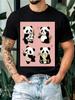 cotton  Cute Chubby Dressed Cat Print Unisex T Shirt Funny Fat Kitten Graphic Crew Neck Casual Short Sleeve Animal Lover Street