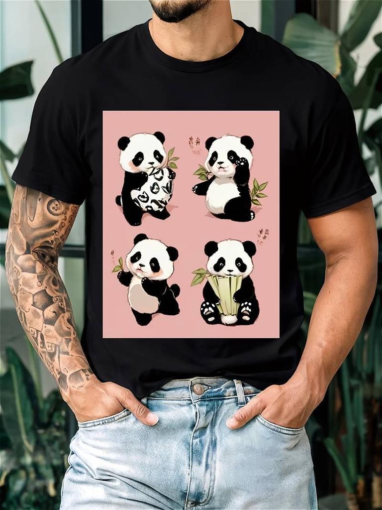 cotton Cute Chubby Dressed Cat Print Unisex T Shirt Funny Fat Kitten Graphic Crew Neck Casual Short Sleeve Animal Lover Street