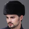 Imported Mink Hat Men's Whole Mink In the Elderly Fur Hat Winter Warm Cotton Hat Mink Landlord Hat