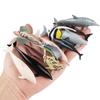 Ocean Animal Miniature Set: Dolphin, Tuna, Marlin, Swordfish Models.