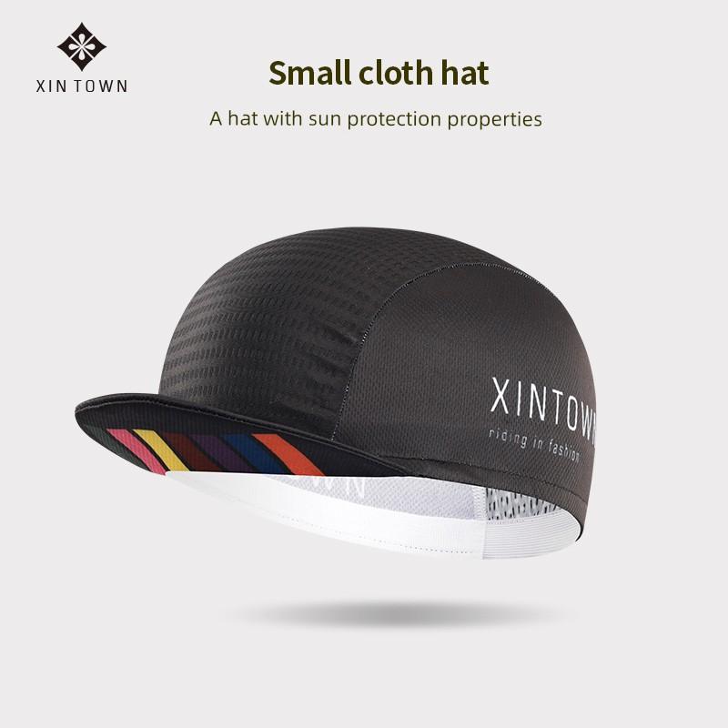 Cycling Cloth Hat, Small Hat, Sweat-Absorbent, Quick-Drying, Sun Protection, Outdoor Sunshade, Breathable Bicycle Helmet Lining Hat for Men and Women