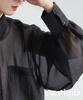 antiqua Washer Sheer One Size Black Women's Overshirt, ESA-00218, 05,