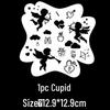 Kit di Stencil per Pittura Facciale Animale per Bambini per Trucco da Palco Fai-da-Te e Graffiti