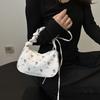 Fashionable Floral Minimalist Underarm Bag  Shoulder Bag Japanese Handbag