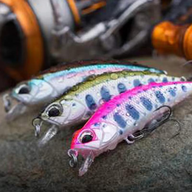 ALASICKAHot 38mm 3.2g Mini Sinking Minnow Fishing Lures Jerkbaits Peche Artificial Bait Wobbler Lure for Trout Bass Carp Fishing