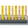 Figure Head Hair Hat Faces Expression DIY Bricks Building Blocks Model Kids Toys Boy Girl Gift Creative Laugh Cute Facial Leduo