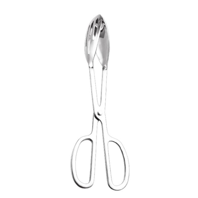 

Professional Nonrust Steel Barbecue Tongs Heat Resistant Double Hole Design For Secure Food Handling 1