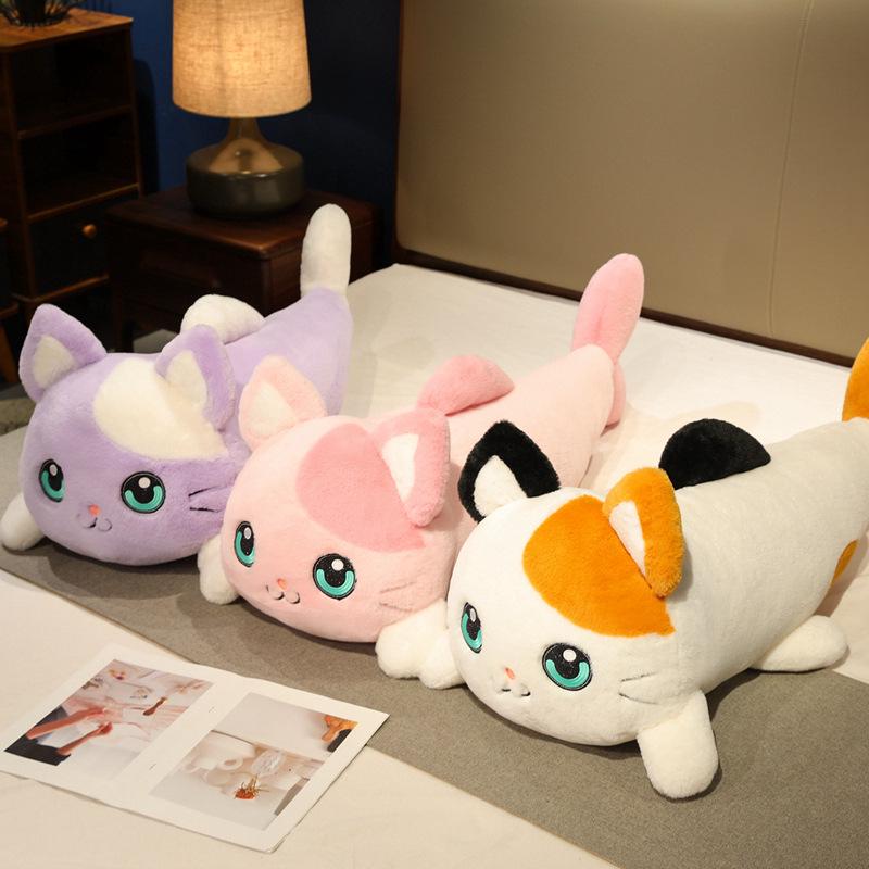 Mermaid Shark Cat Plush Hugging Pillow - Cute Home Decor Doll