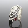 Vintage  Color Hand Carved Elephant Ring For Women Girl Statement Design Finger Rings Charm Female Jewelry Party Gifts