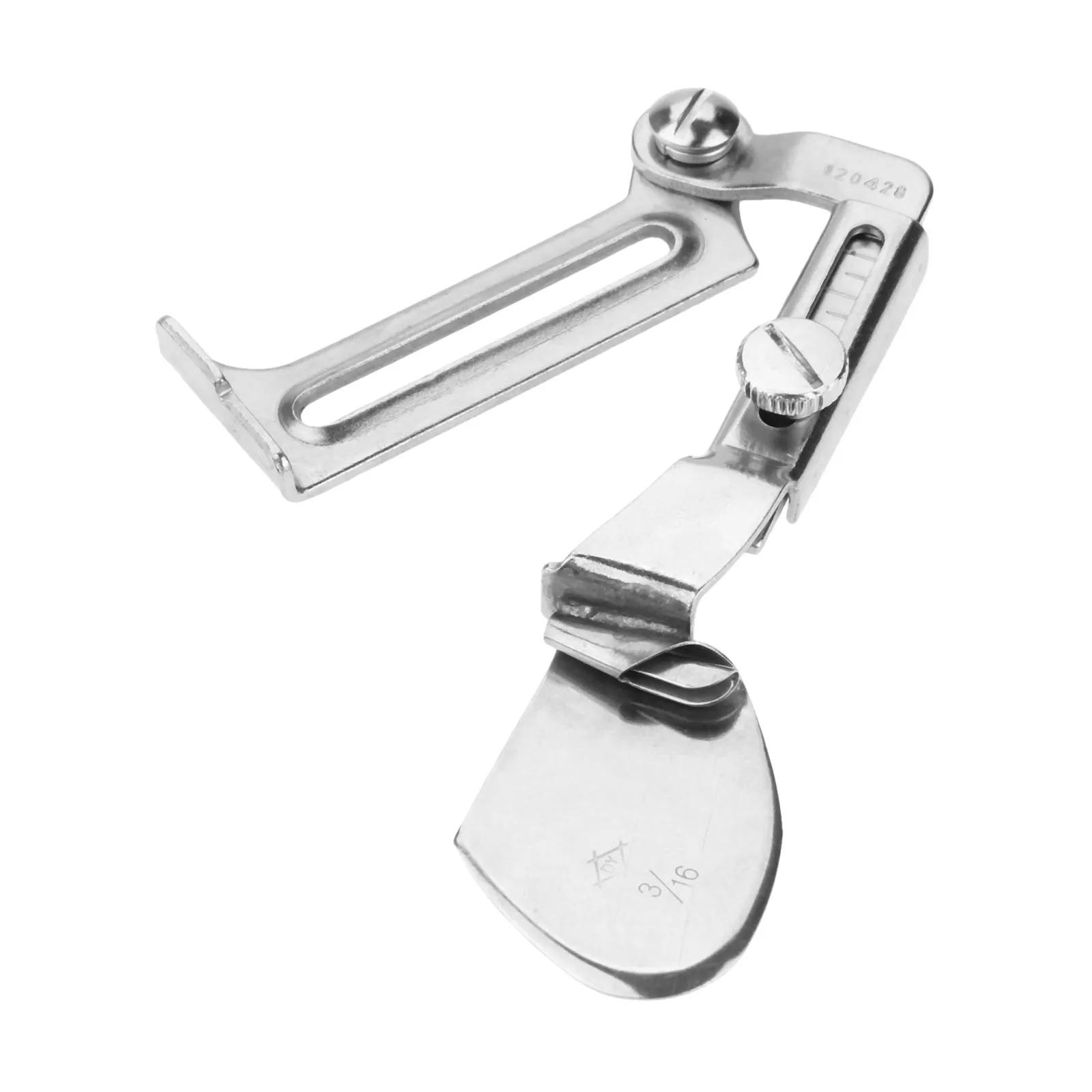 

3/16 3/8 5/8 3/4 A11 Sewing Hemmer Over-lock Folder Binder 1 Needle Lockstitch Hemming Puller Flat Car Curling Presser Foot